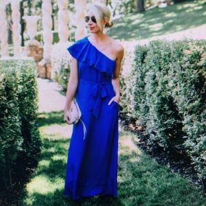 Banana Republic One Shoulder Maxi Dress